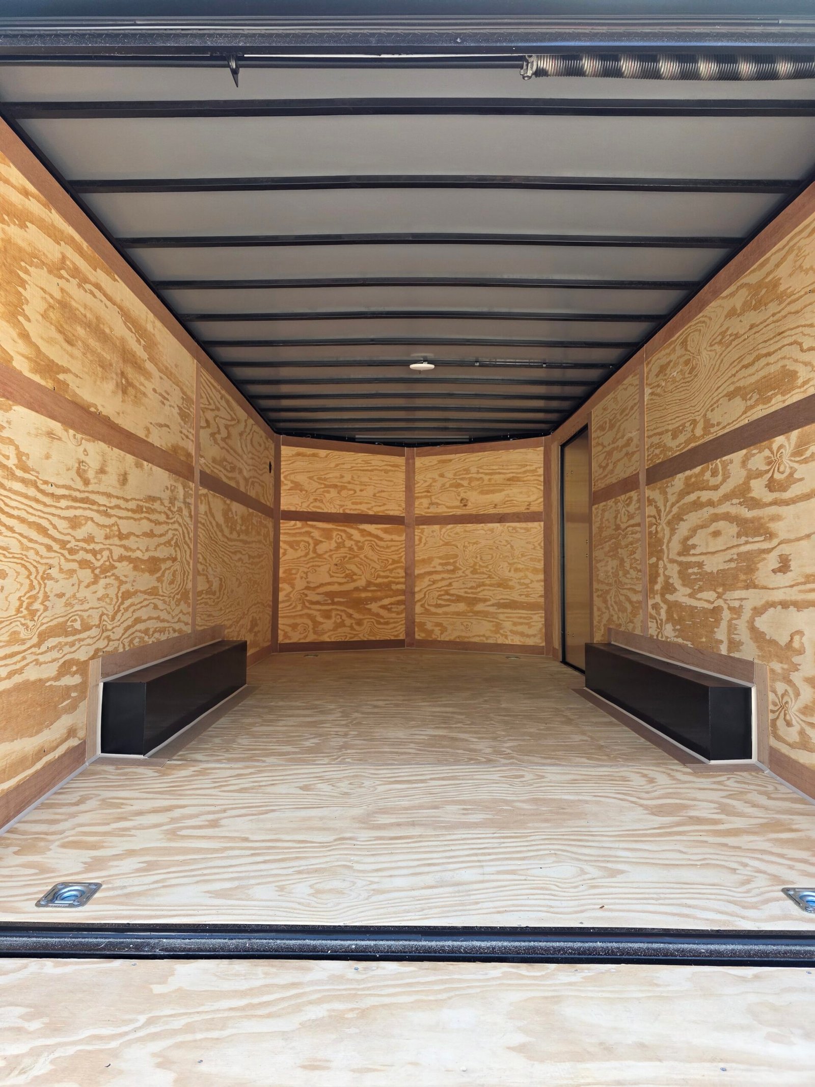 Enclosed 8.5x16 Red Enclosed Car Hauler Trailer - Image 3