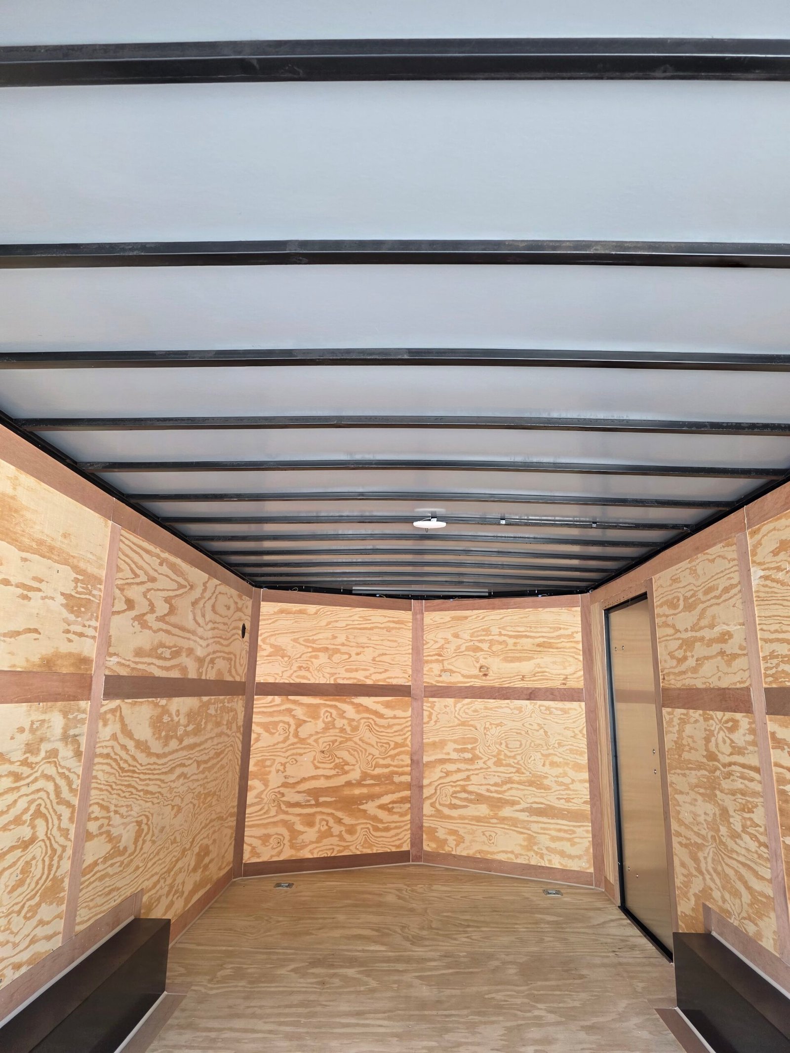 Enclosed 8.5x16 Red Enclosed Car Hauler Trailer - Image 2