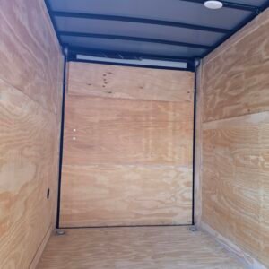 Enclosed 6x12 Indigo Blue Cargo Trailer - Image 3