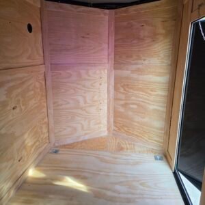 Enclosed 6x12 Indigo Blue Cargo Trailer - Image 4