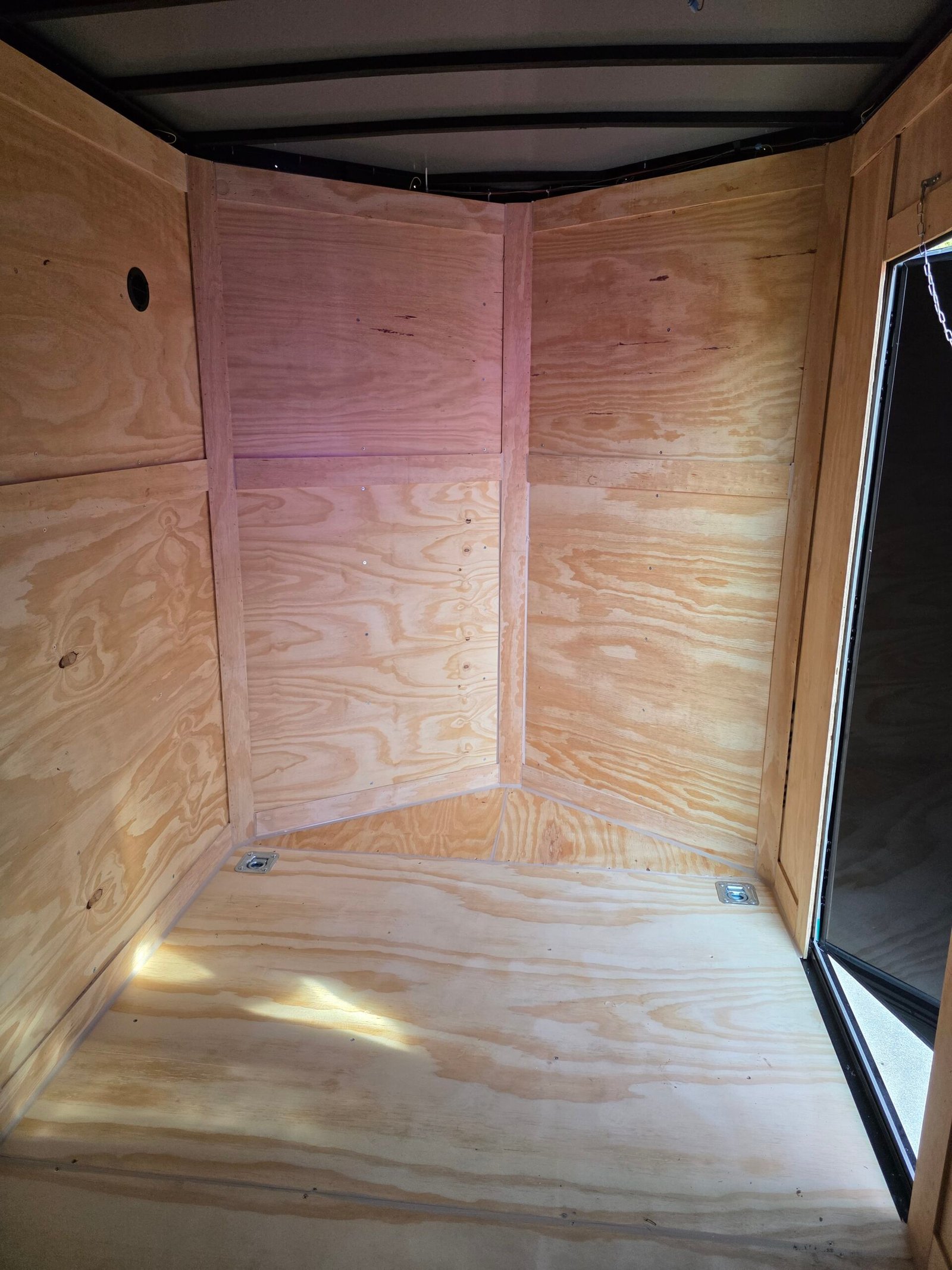 Enclosed 6x12 Indigo Blue Cargo Trailer - Image 4