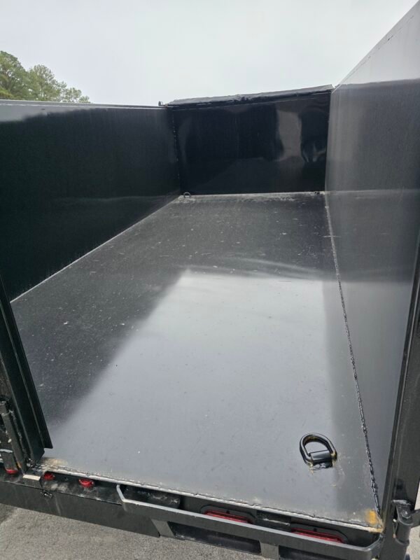 7x16 Black Dump Trailer