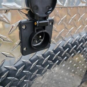 7x16 Black Dump Trailer - Image 4