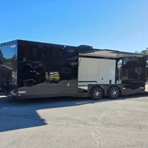 ENCLOSED 8.5×24 Black Car Hauler - Image 2
