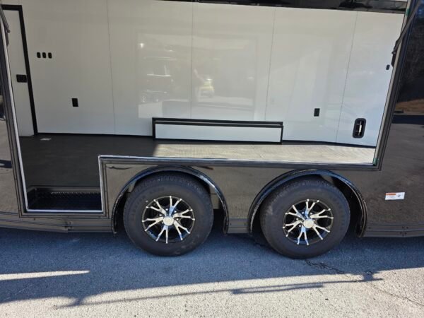ENCLOSED 8.5×24 Black Car Hauler