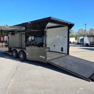 ENCLOSED 8.5×24 Black Car Hauler - Image 4