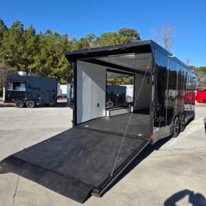 ENCLOSED 8.5×24 Black Car Hauler - Image 5