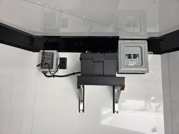 ENCLOSED 8.5×24 Black Car Hauler