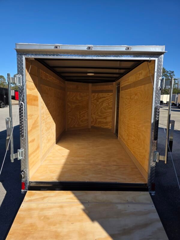 Enclosed 5x10 Silver Cargo Trailer