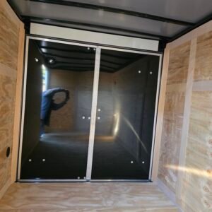 ENCLOSED 6x10 Cargo Trailer Black - Image 4