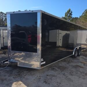 ENCLOSED 8.5×24 Black Car Hauler - Image 3