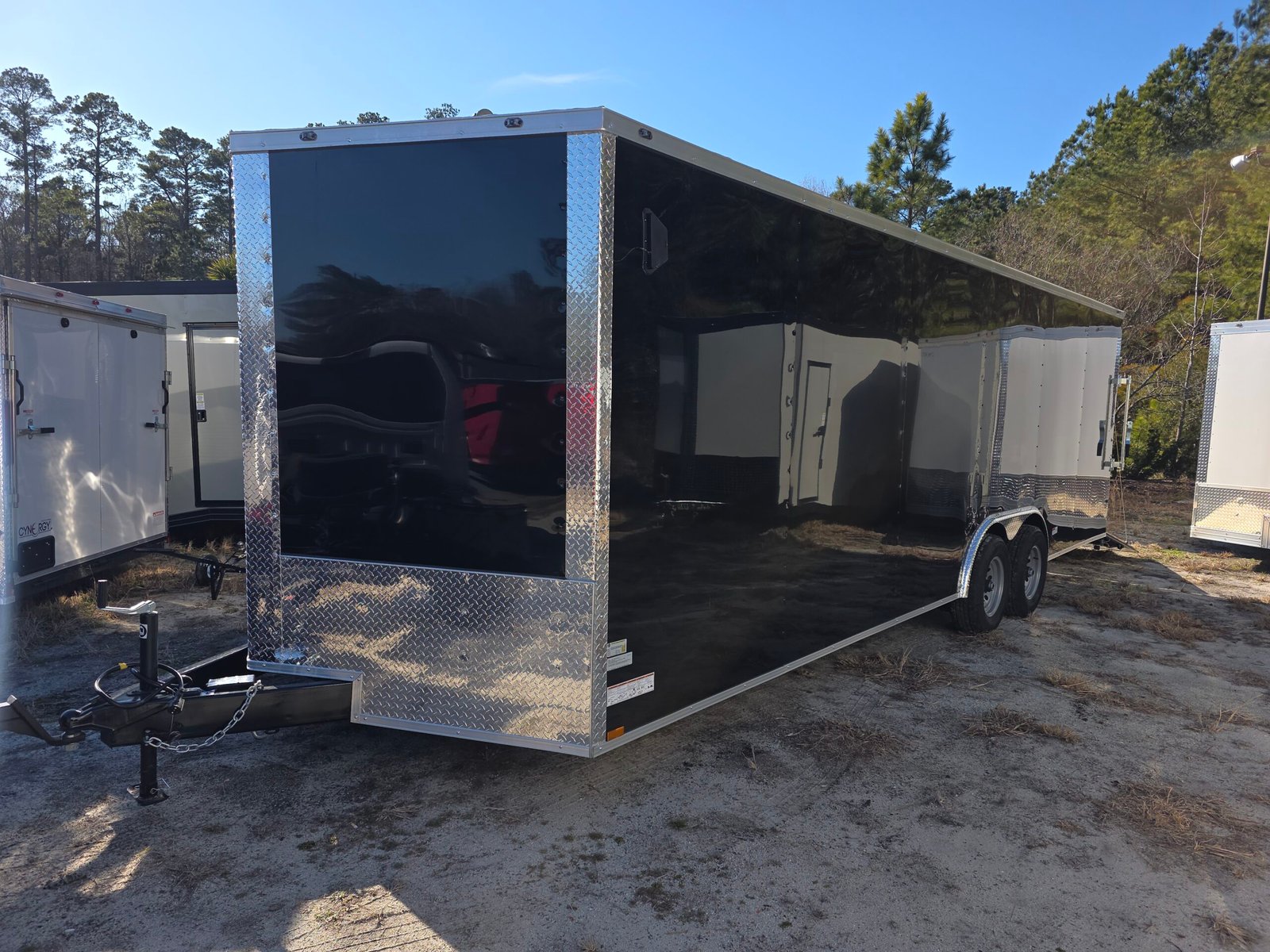 ENCLOSED 8.5×24 Black Car Hauler - Image 3