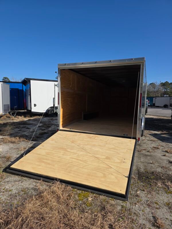 ENCLOSED 8.5×24 Black Car Hauler