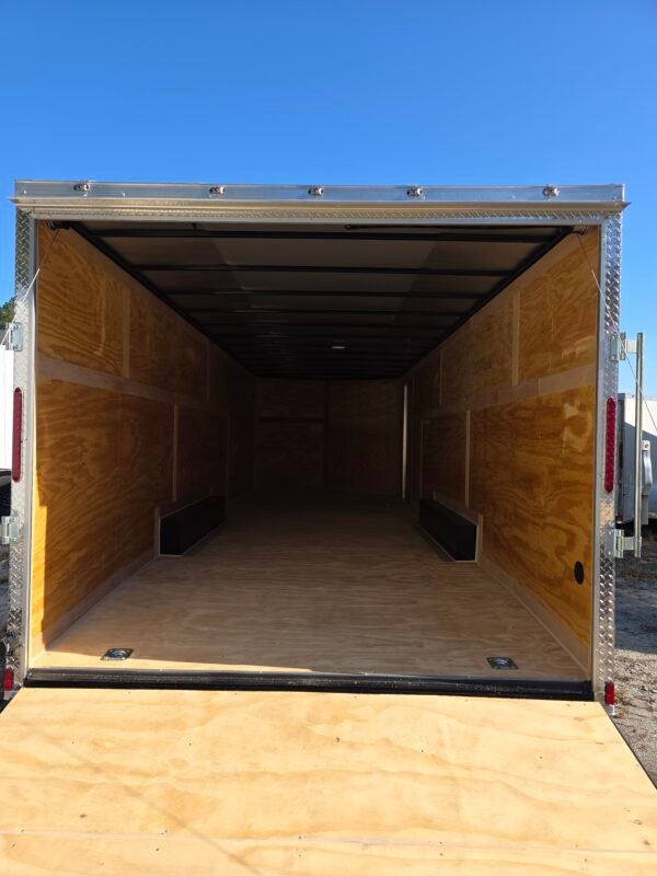 ENCLOSED 8.5×24 Black Car Hauler