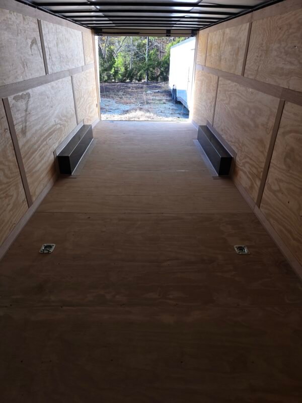 ENCLOSED 8.5×24 Black Car Hauler