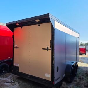 ENCLOSED 7x16 Desert Rose Cargo Trailer - Image 4