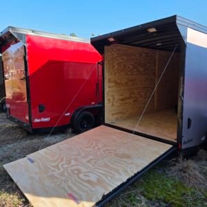 ENCLOSED 7x16 Desert Rose Cargo Trailer - Image 5