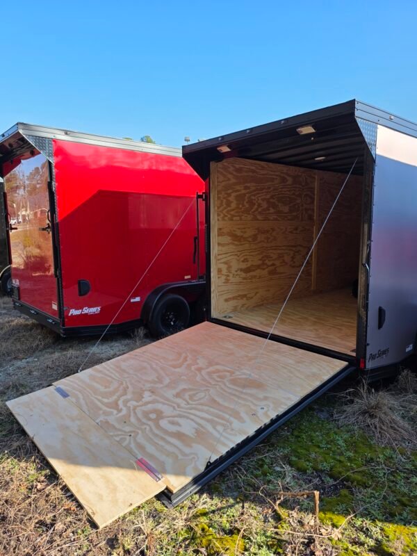 ENCLOSED 7x16 Desert Rose Cargo Trailer