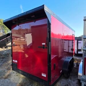 ENCLOSED 7x16 Brandy Wine Cargo Trailer - Image 2