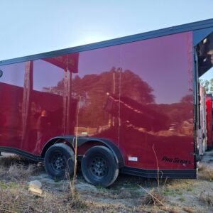 ENCLOSED 7x16 Brandy Wine Cargo Trailer - Image 3