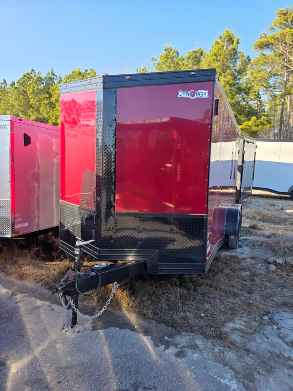 ENCLOSED 7x16 Brandy Wine Cargo Trailer