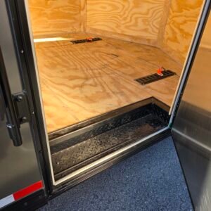 ENCLOSED 8.5×28 Charcoal Gray Car Hauler - Image 7