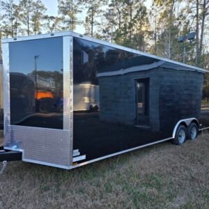 ENCLOSED 8.5×24 Black Car Hauler - Image 2