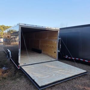 ENCLOSED 8.5×24 Black Car Hauler - Image 3