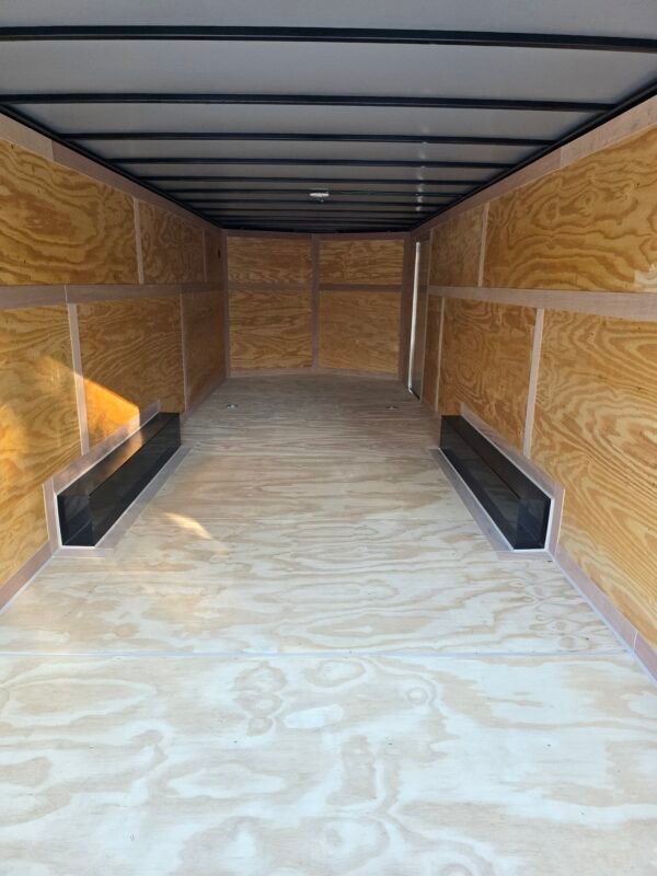 ENCLOSED 8.5×24 Black Car Hauler