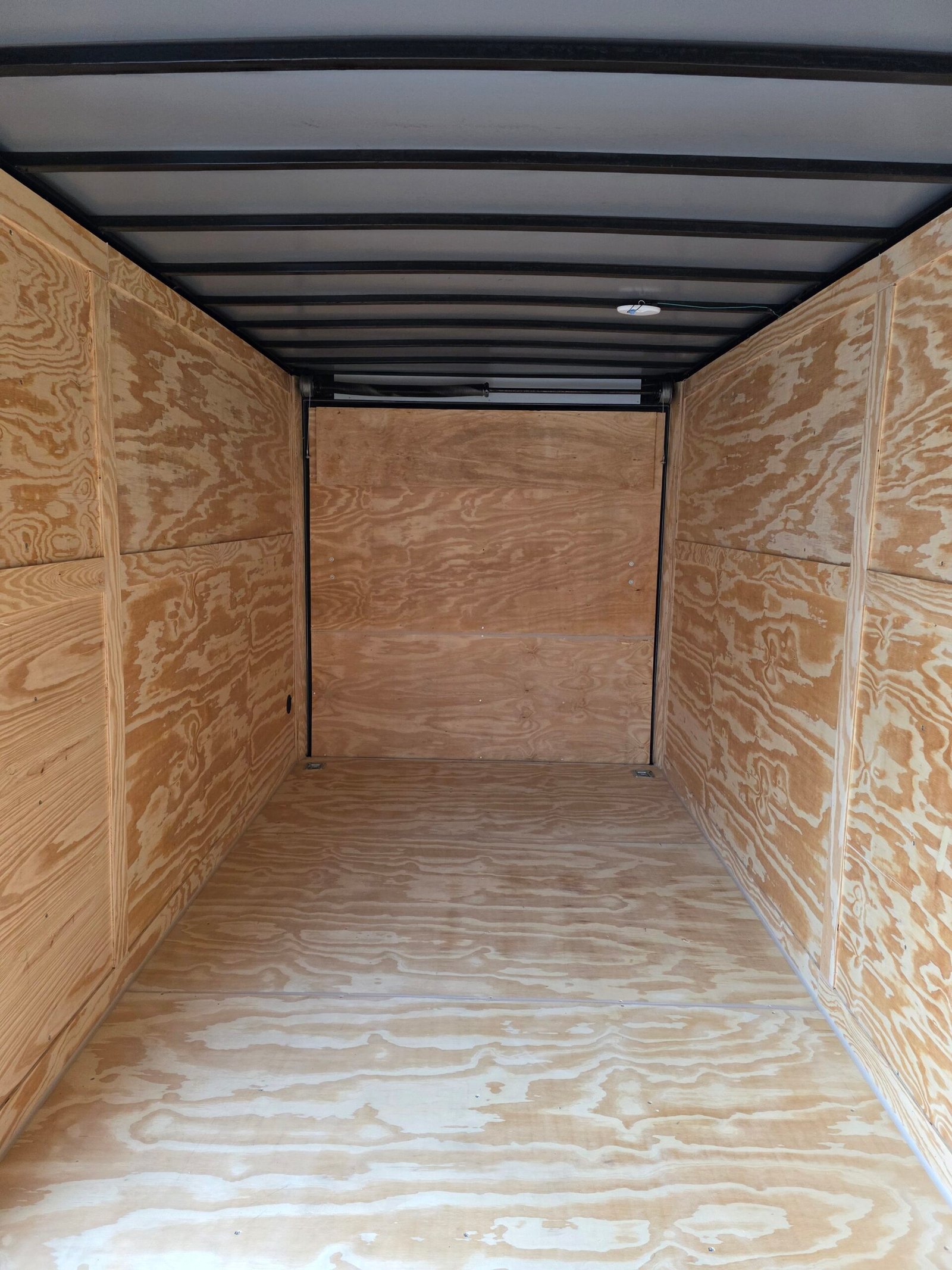 ENCLOSED 7x16 Blue Metallic Cargo Trailer - Image 4