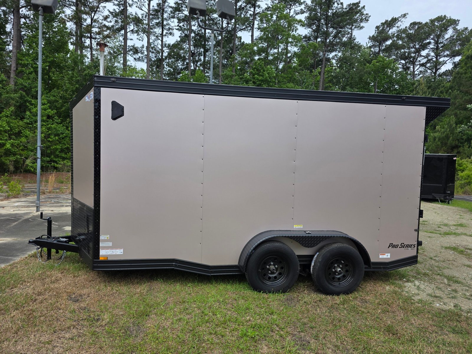7×14 Enclosed Cargo Trailer – Desert Rose | 7