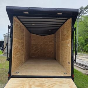 7×14 Enclosed Cargo Trailer – Desert Rose | 7' Interior | 3500 lb Axles | Pro Series & Blackout Package - Image 5