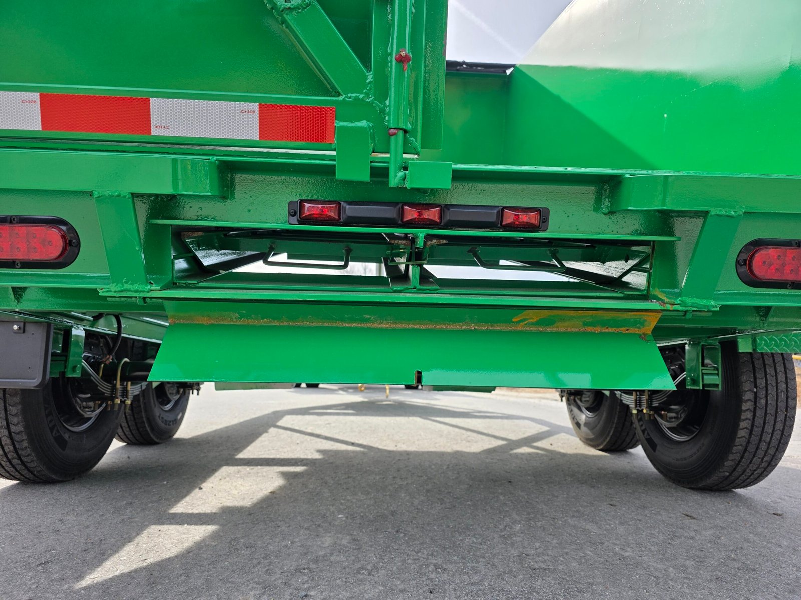 7x14 Lime Green Dump Trailer - Image 5