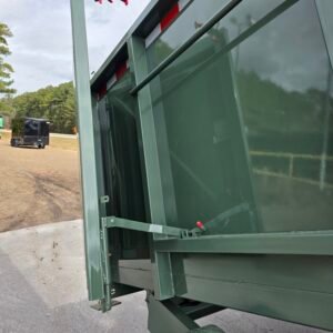 7x14 Army Green Dump Trailer - Image 6