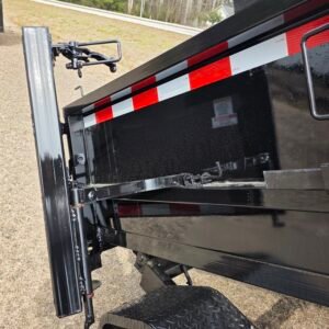 6x12 Black Dump Trailer - Image 5