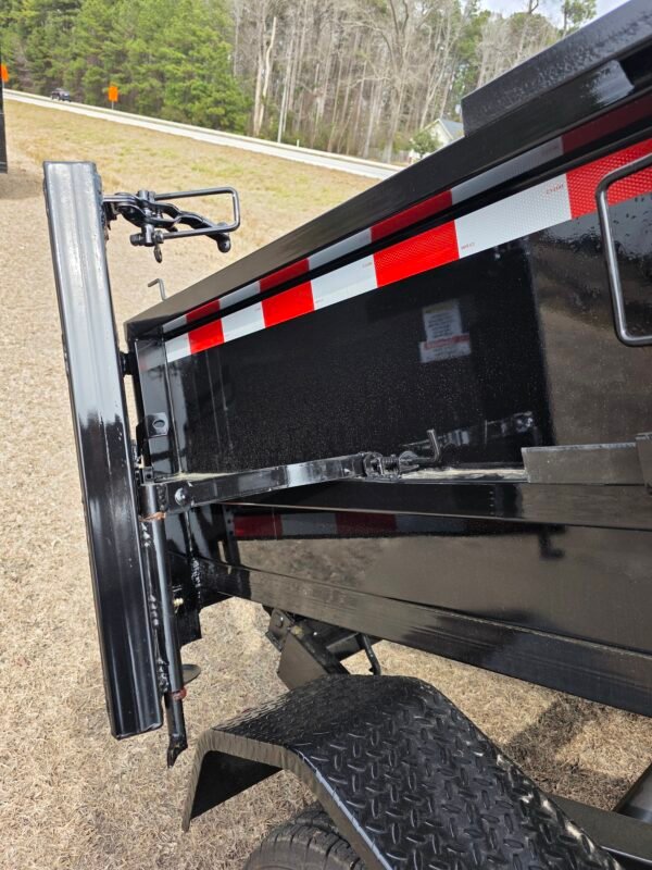 6x12 Black Dump Trailer