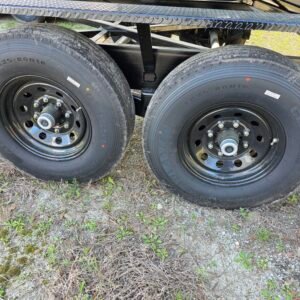7×14 Dump Trailer – Black | 12K Telescopic Lift | 4’ Walls | Heavy Duty 7000 lb Axles - Image 5