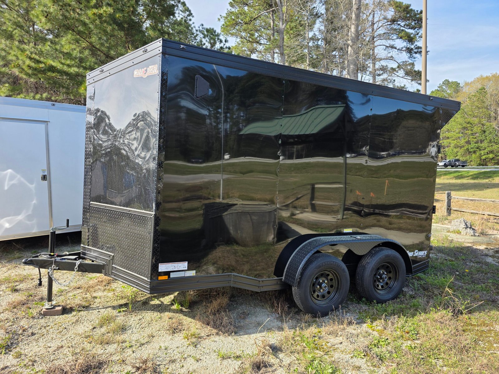 7×12 Cargo Trailer for Sale – Black | 7