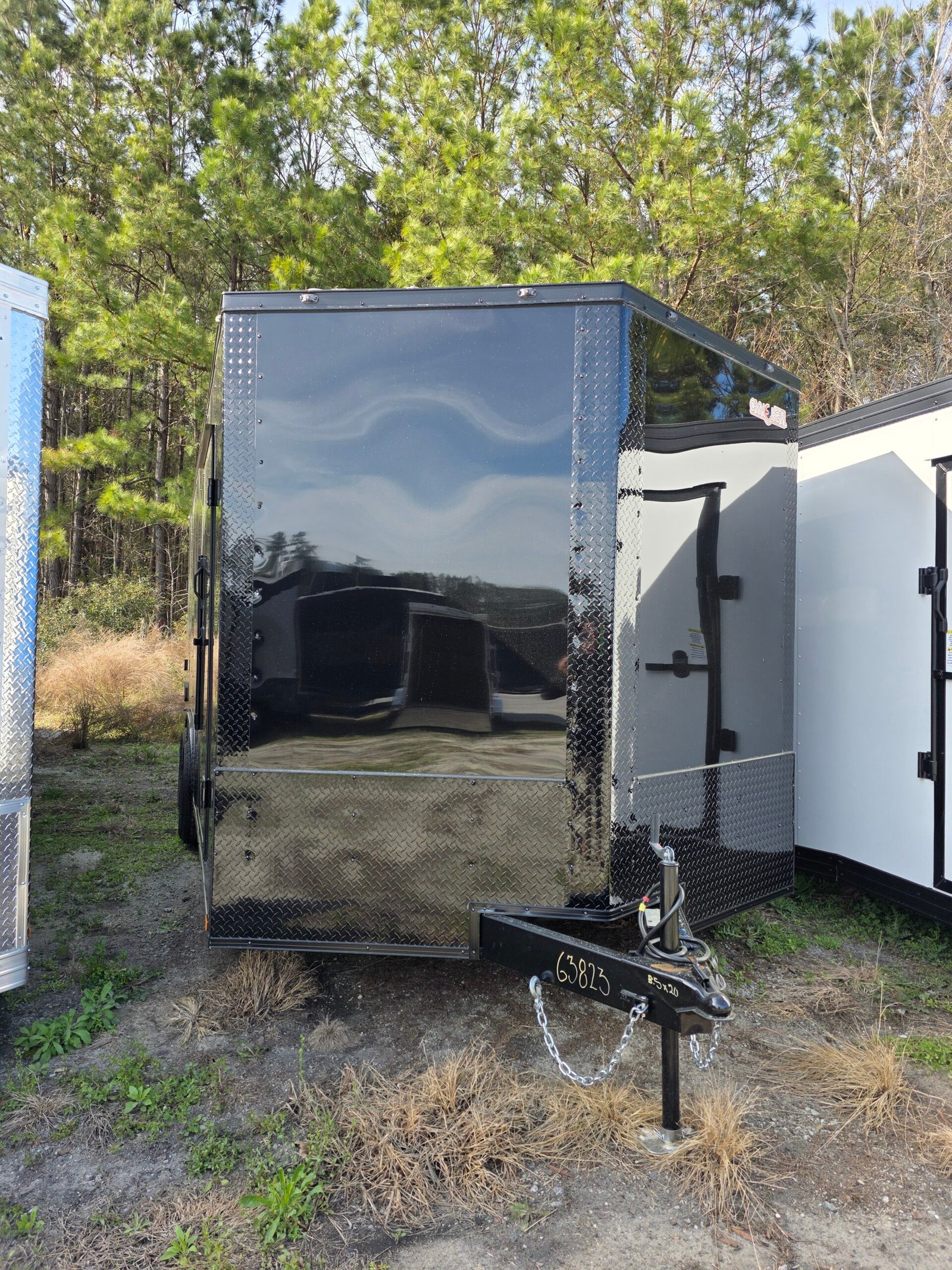 8.5×20 Enclosed Car Hauler for Sale – Black | 7