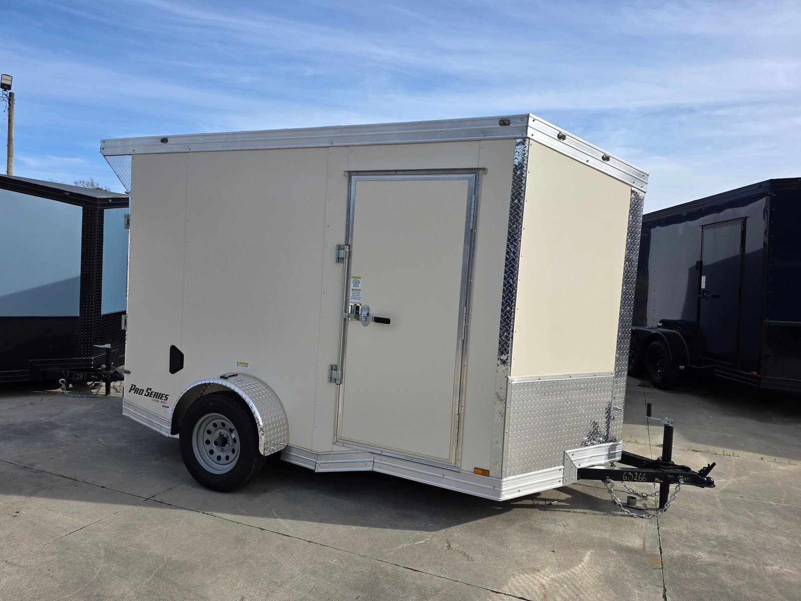 6×10 Cargo Trailer for Sale – White | 6