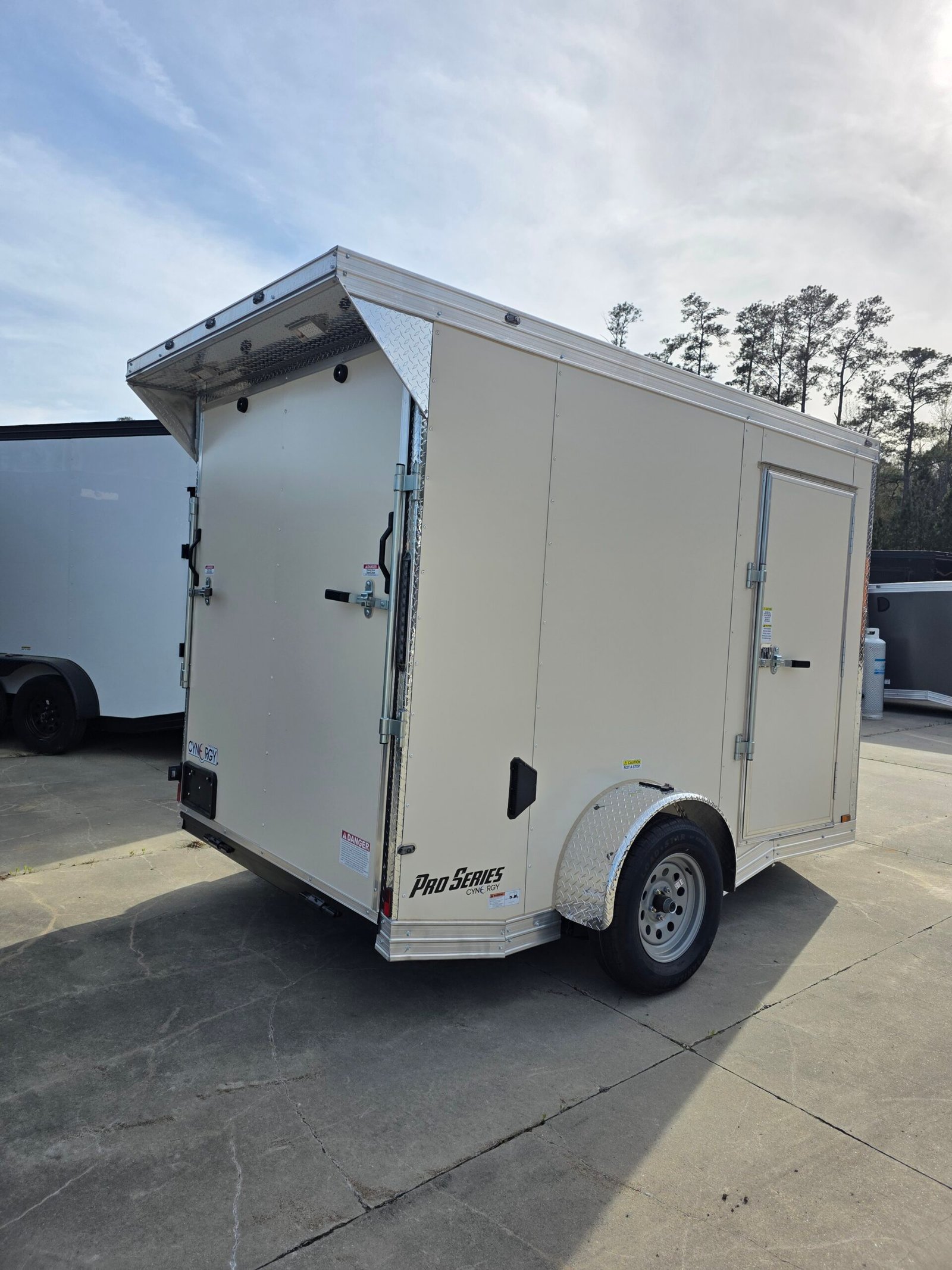 6×10 Cargo Trailer for Sale – White | 6