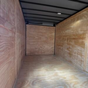 7×16 Enclosed Cargo Trailer for Sale – Black | 7' Interior | Ramp Door | Pro Series & Blackout Package - Image 3