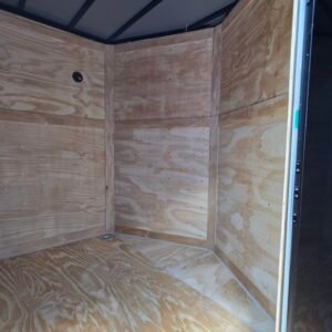 7×16 Enclosed Cargo Trailer for Sale – Black | 7' Interior | Ramp Door | Pro Series & Blackout Package - Image 4