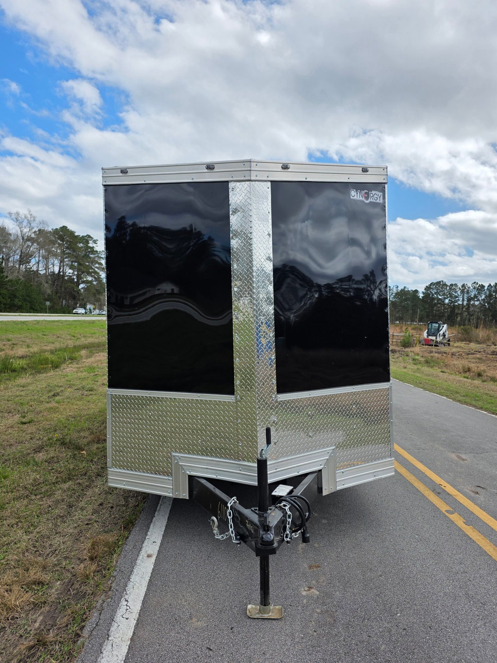 Enclosed 7×16 Cargo Trailer - Black | 7