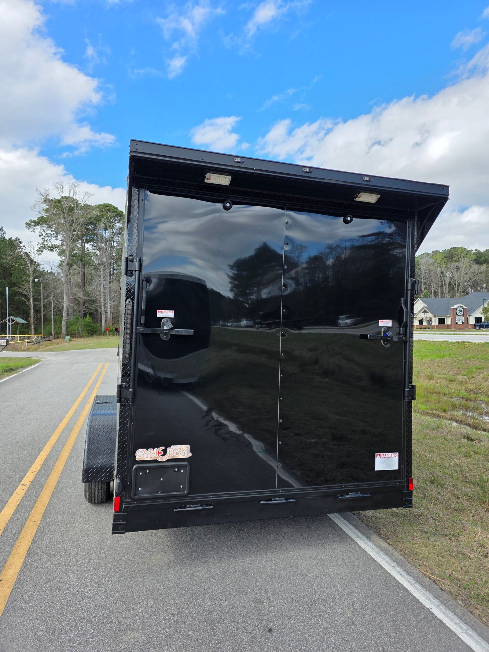 7×16 Cargo Trailer for Sale – Black | 7