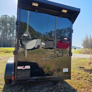 6×12 Enclosed Cargo Trailer – Black | 7' Interior | Ramp Door | Pro Series & Blackout - Image 4