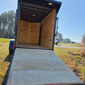 6×12 Enclosed Cargo Trailer – Black | 7' Interior | Ramp Door | Pro Series & Blackout - Image 5