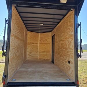 6×12 Enclosed Cargo Trailer – Black | 7' Interior | Ramp Door | Pro Series & Blackout - Image 6