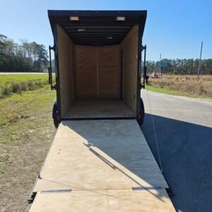 6×12 Enclosed Cargo Trailer – Black | 7' Interior | Ramp Door | Pro Series & Blackout Package - Image 4