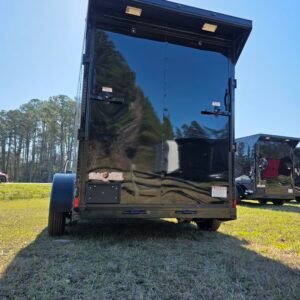 6×12 Enclosed Cargo Trailer – Black | 7' Interior | Ramp Door | Pro Series & Blackout - Image 2